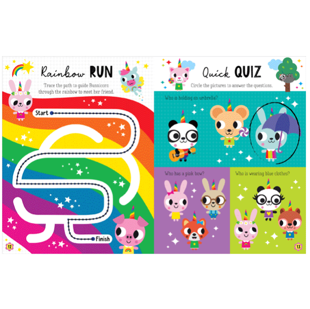 Libro De Actividades Stickers De Bunicornios