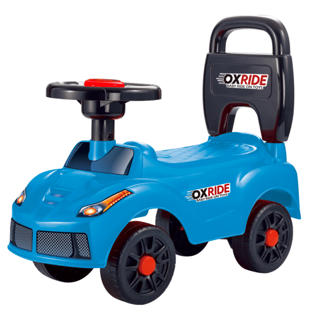 Montable Carro Azul Para Niños Niñas