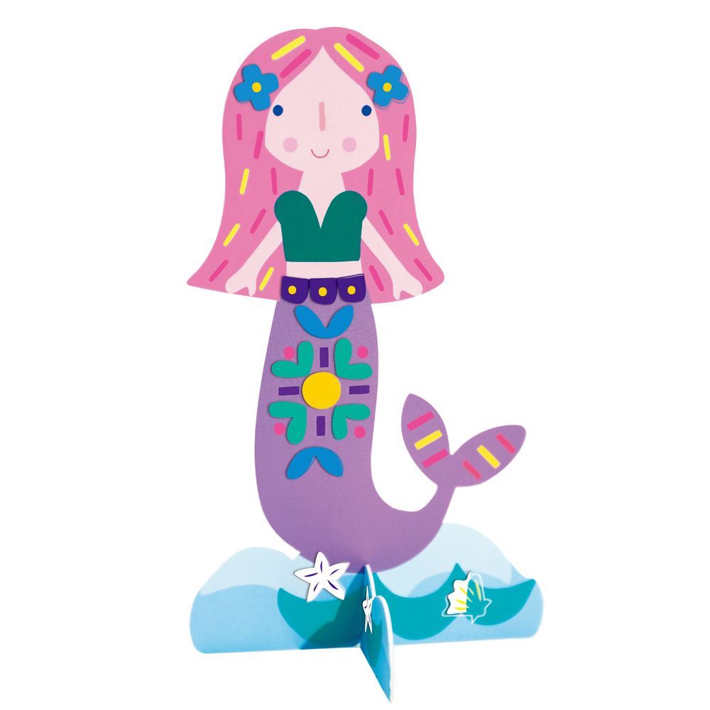 Set De Arte Y Manualidades Animales Del Mar Con Stickers