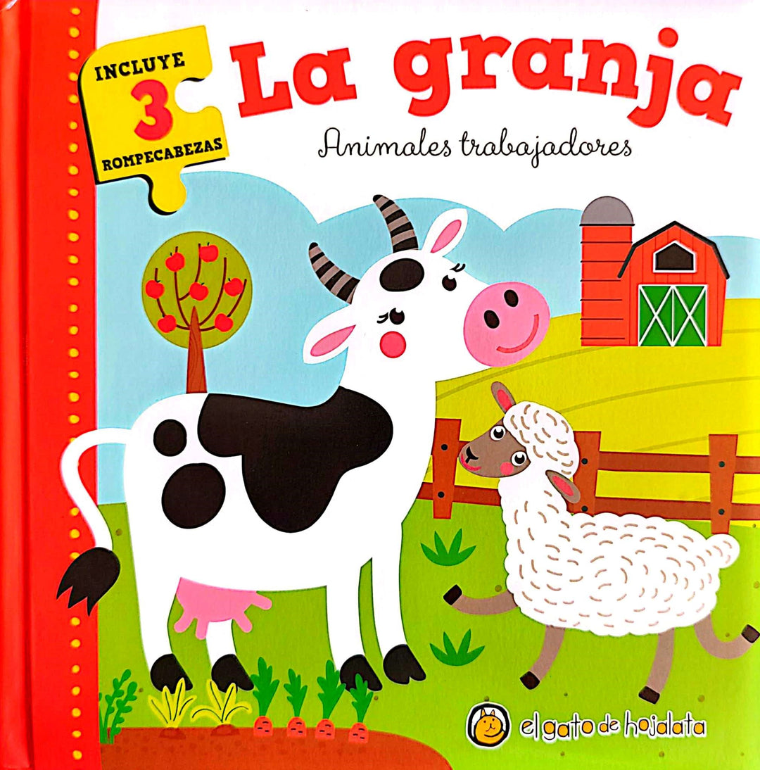 Libro Interactivo 2 en 1 La Granja Animales Trabajadores