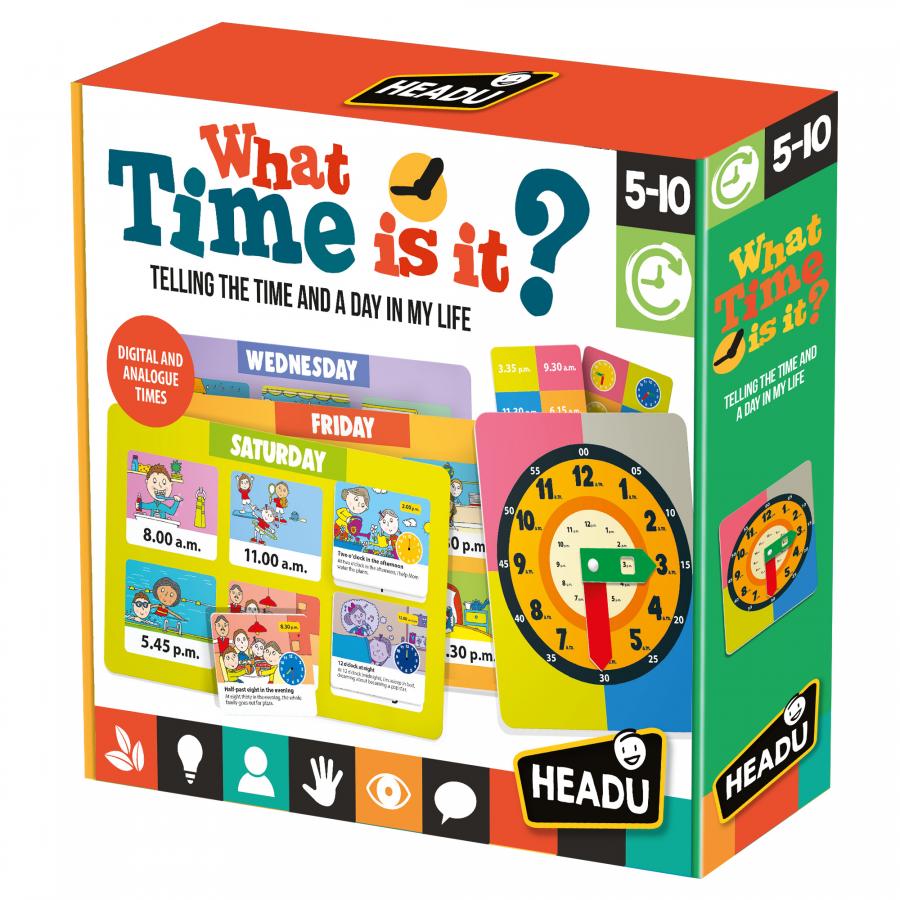 Juego Didactico Bingo Que Hora Es
