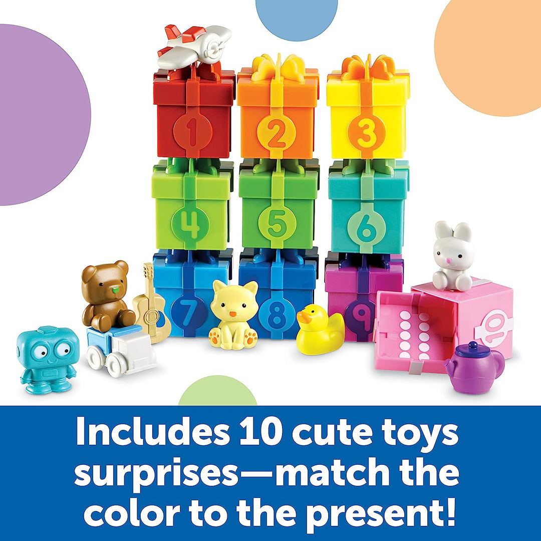 Juego de Clasificación Regalos De Colores Para Niños