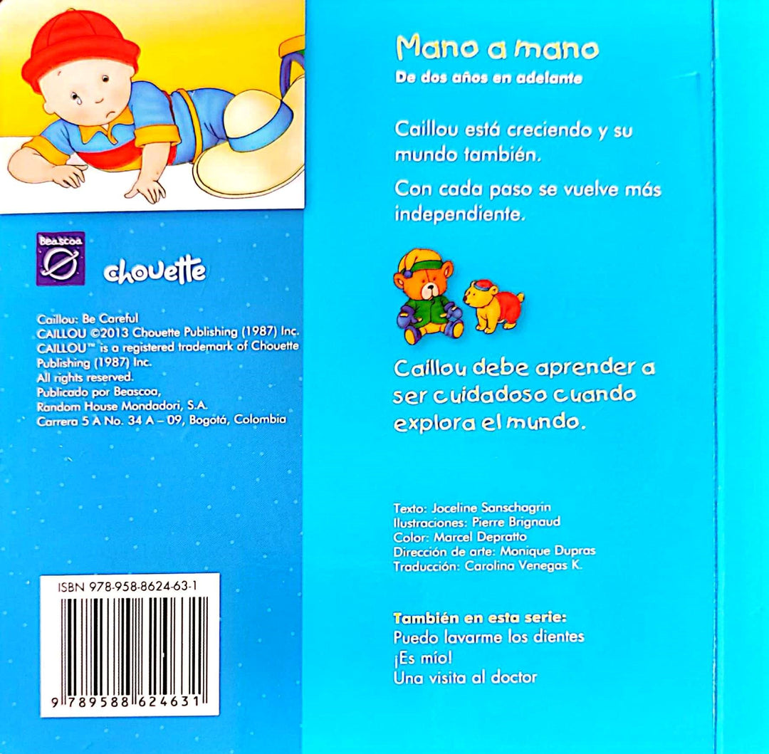Libro Caillo ¡Ten Cuidado!