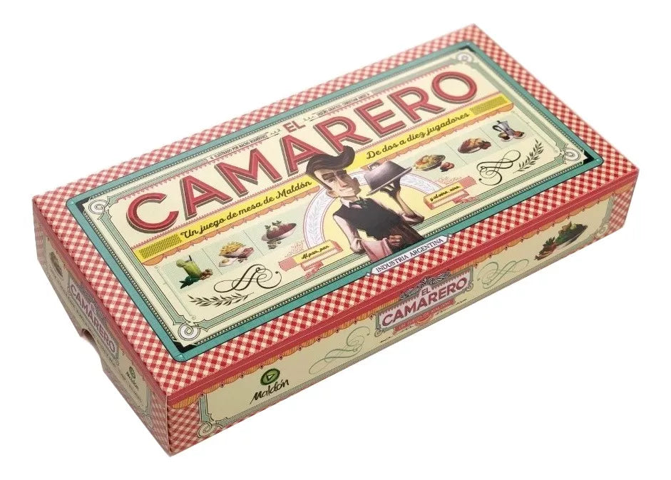 Juego De Mesa El Camarero Memoria Para Niños Y Adultos