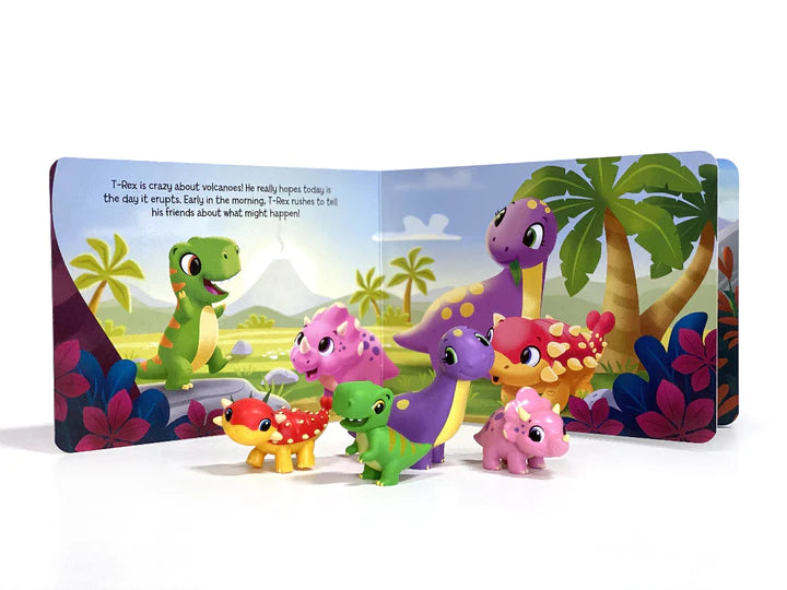 Libro y Juego 2 En 1 Animales Dinosaurios