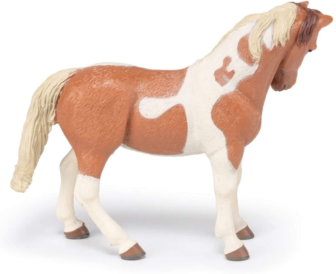 Figura Animales Yegua Pinto Pintado a Mano