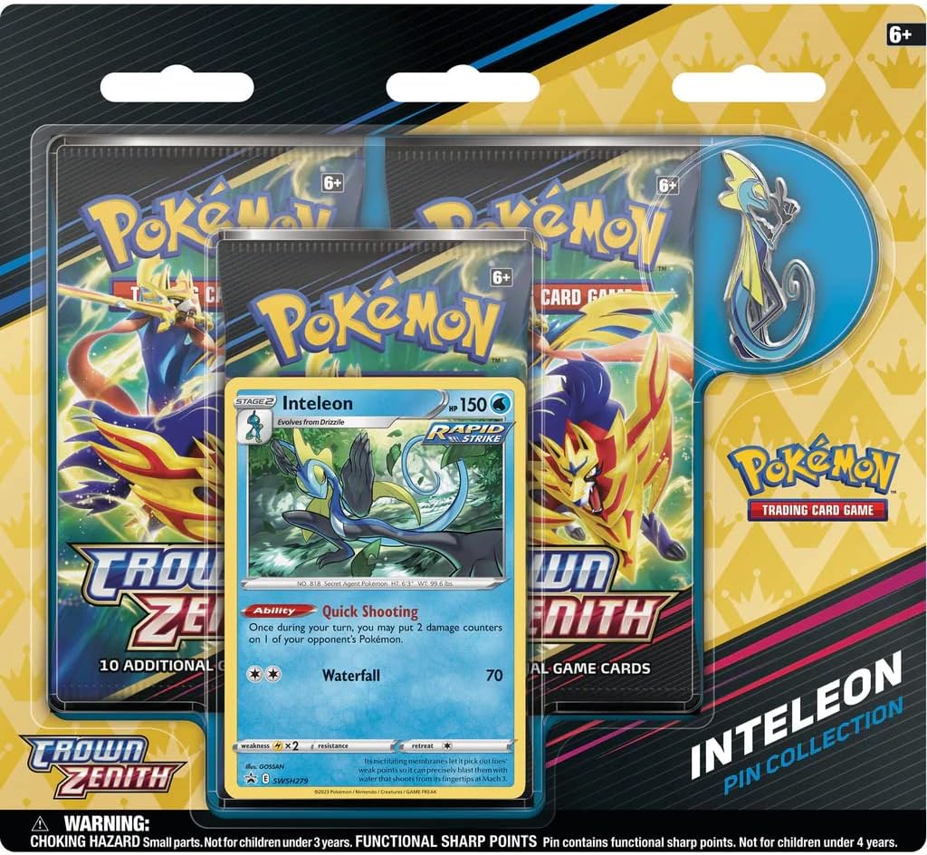 Set De Cartas Coleccionables Pokemon Con Pin