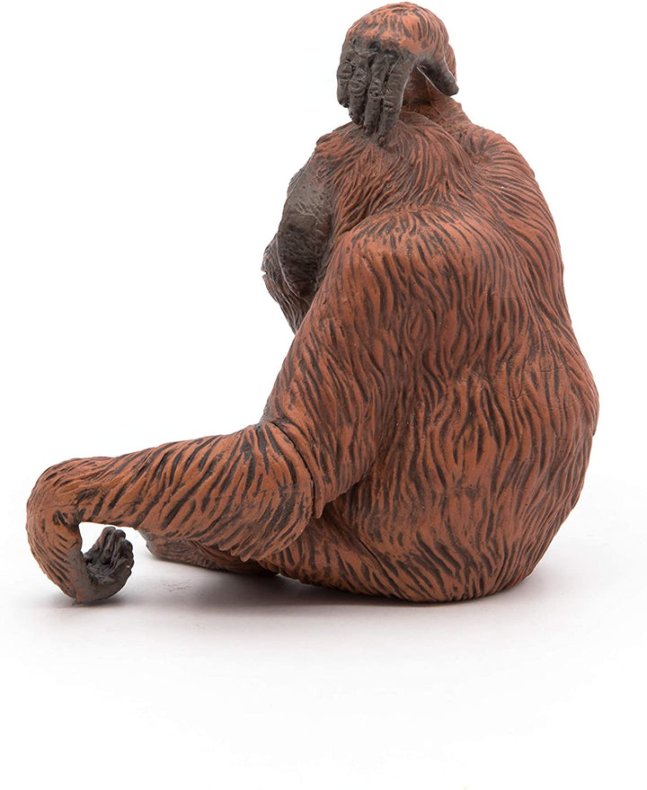 Figura Animales Orangután Pintado a Mano