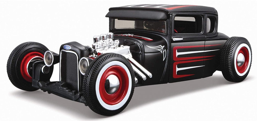 Carro A Escala 1/24 Ford 1929 Modelo A Hot Rod Para Armar