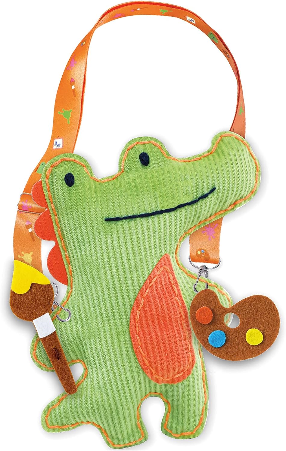 Set De Arte Y Manualidades Cocodrilo De Peluche Tejido
