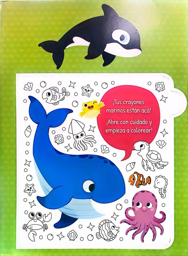 Libro Para Colorear Diversion Bajo Del Mar