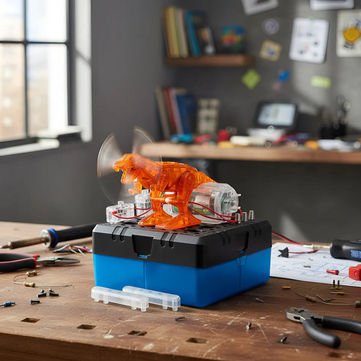 Experimento STEM Dinosaurio En Movimiento