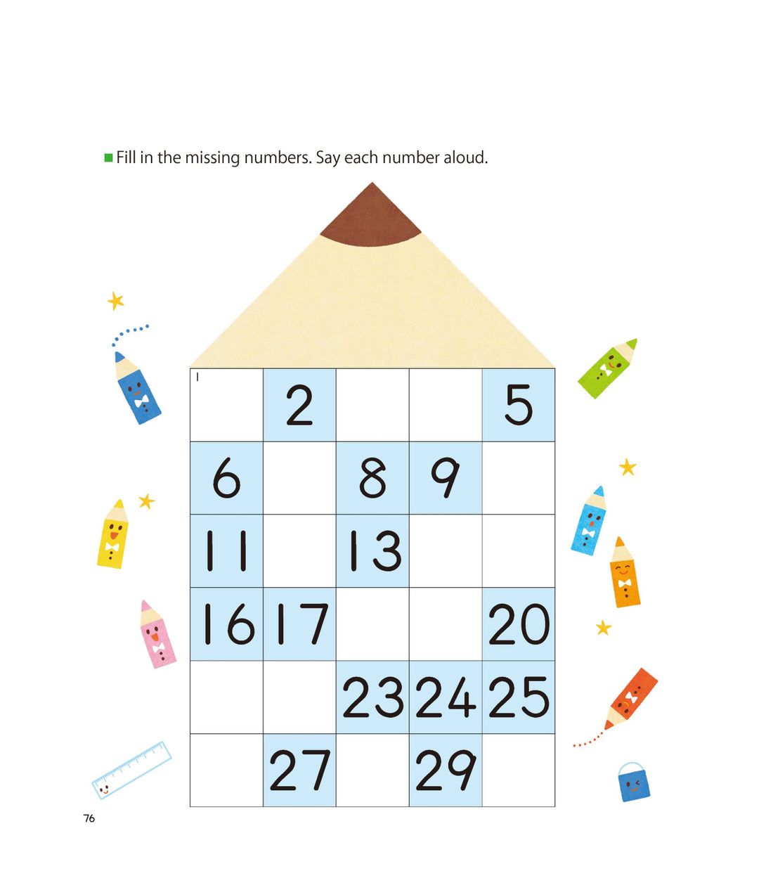 Libro Kumon Mi Libro  De Numeros 1 - 30 En Ingles Para Niños