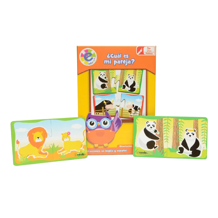 Juego Didactico Memoria Parejas Animales