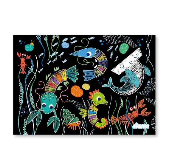 Set De Arte y Manualidades Para Raspar El Mar Lv2