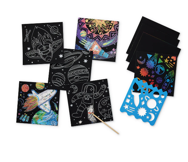 Set De Arte Para Raspar La Galaxia
