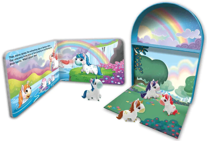 Libro y Juego 2 En 1 Animales Unicornios