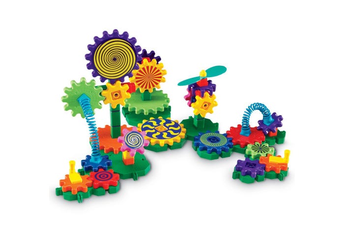 Juego Didáctico de Engranajes Jardín Mágico Para Niños