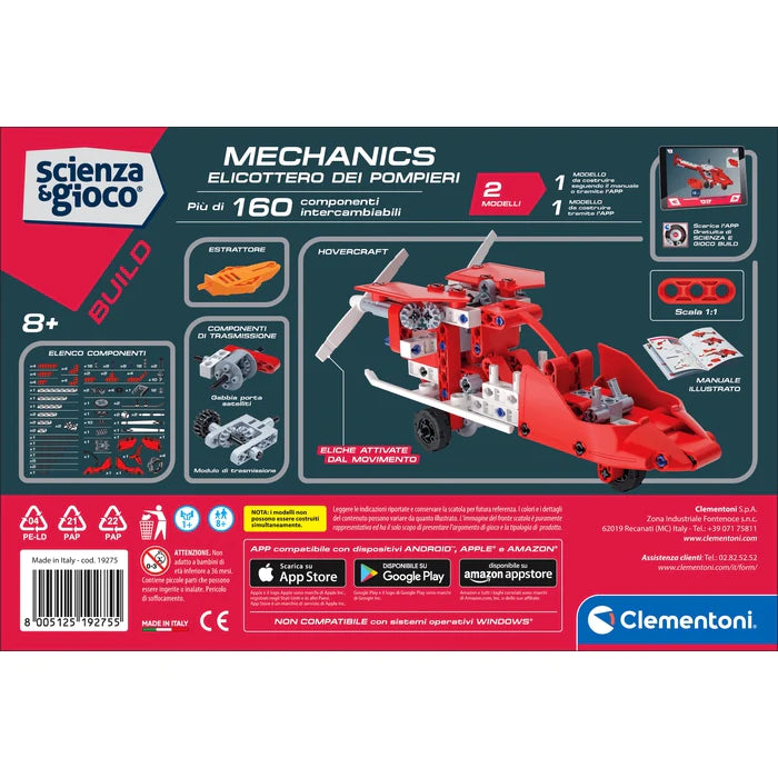 Juego Construcción Helicópteros de Rescate Niños