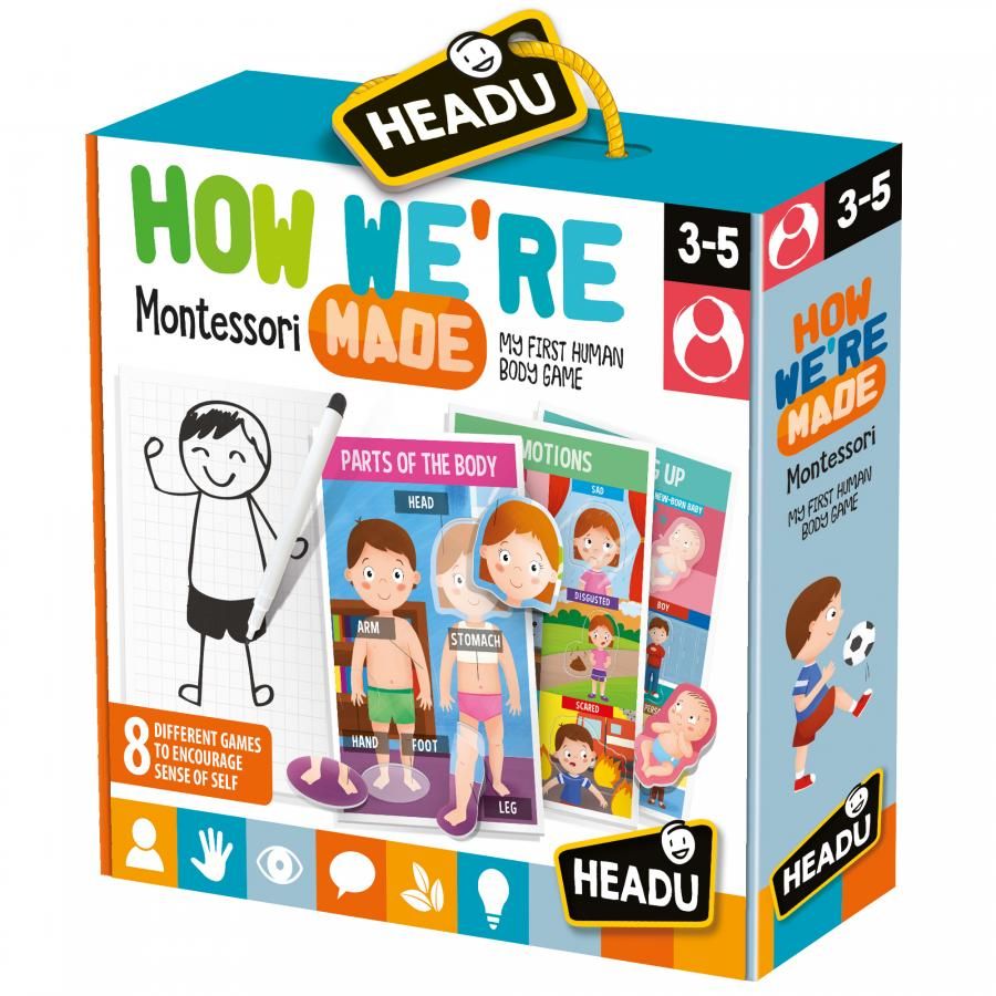 Juego Montessori Conoce EL Cuerpo Humano