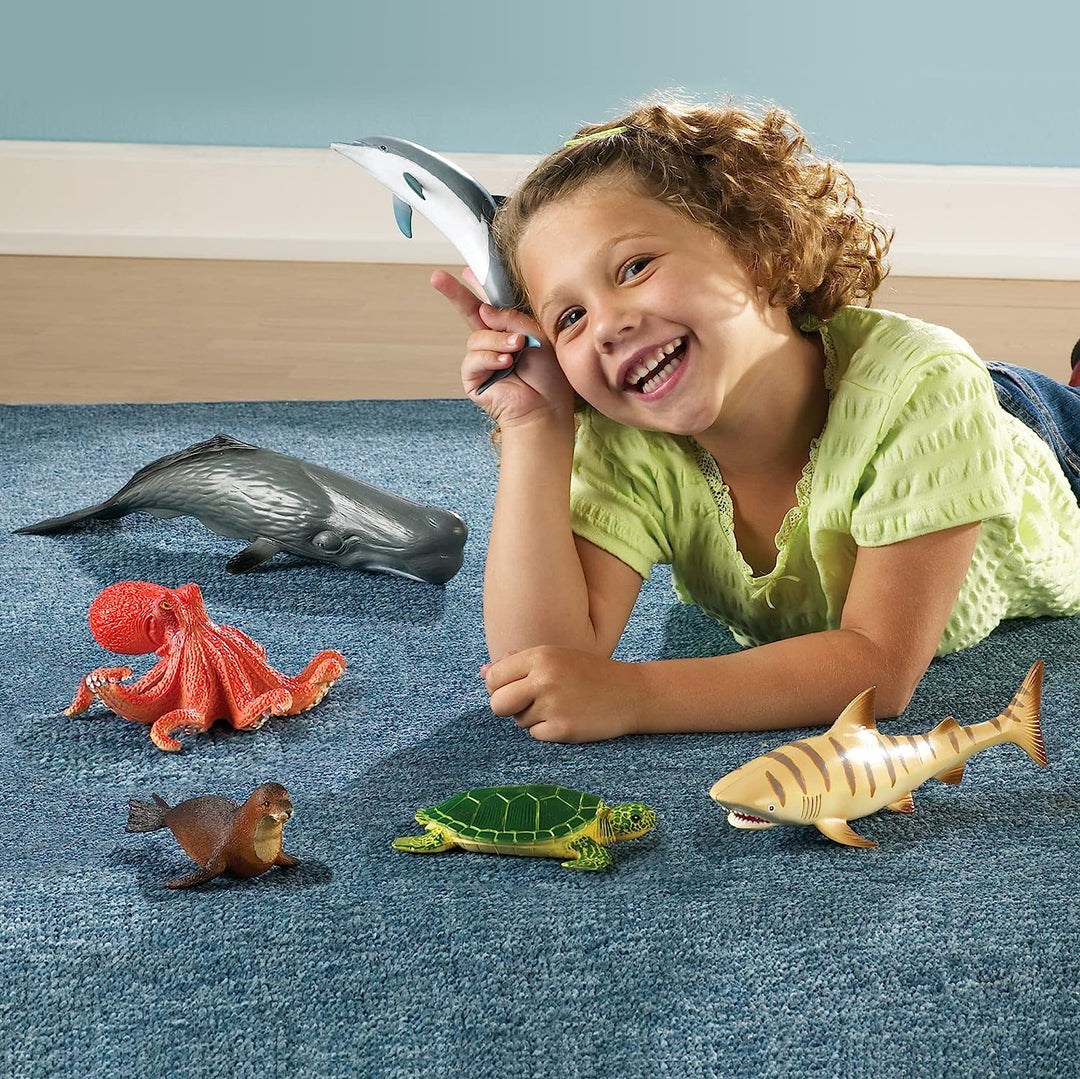 Figuras De Coleccion Animales Del Oceano Jumbo