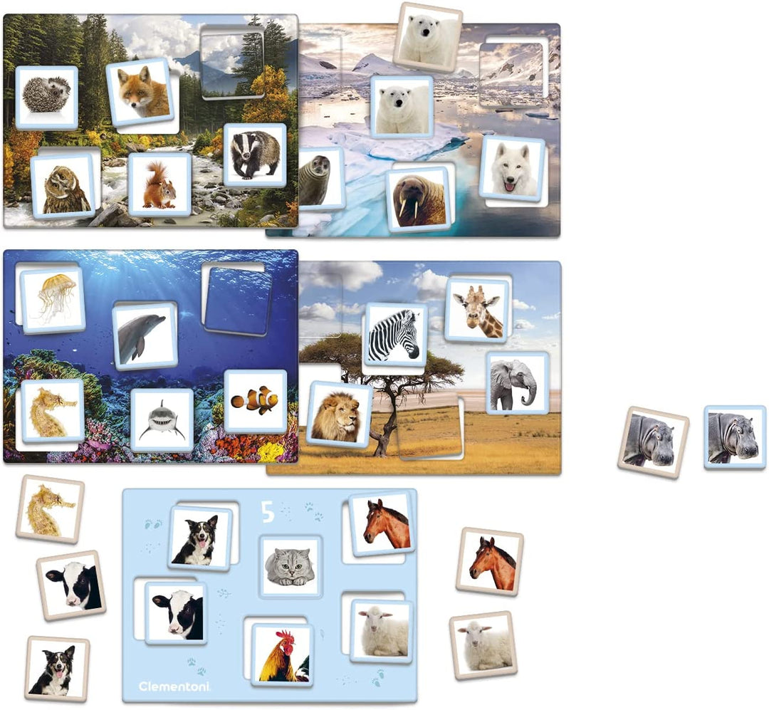 Juego Didactico Donde Viven Los Animales Para Niños