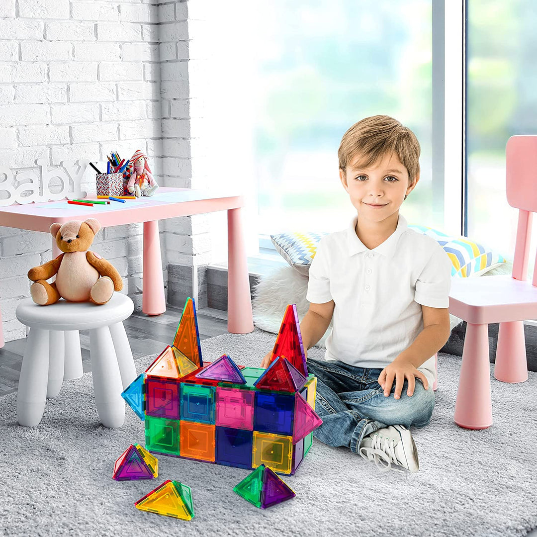 Juego De Construccion Magnetico 60 Piezas