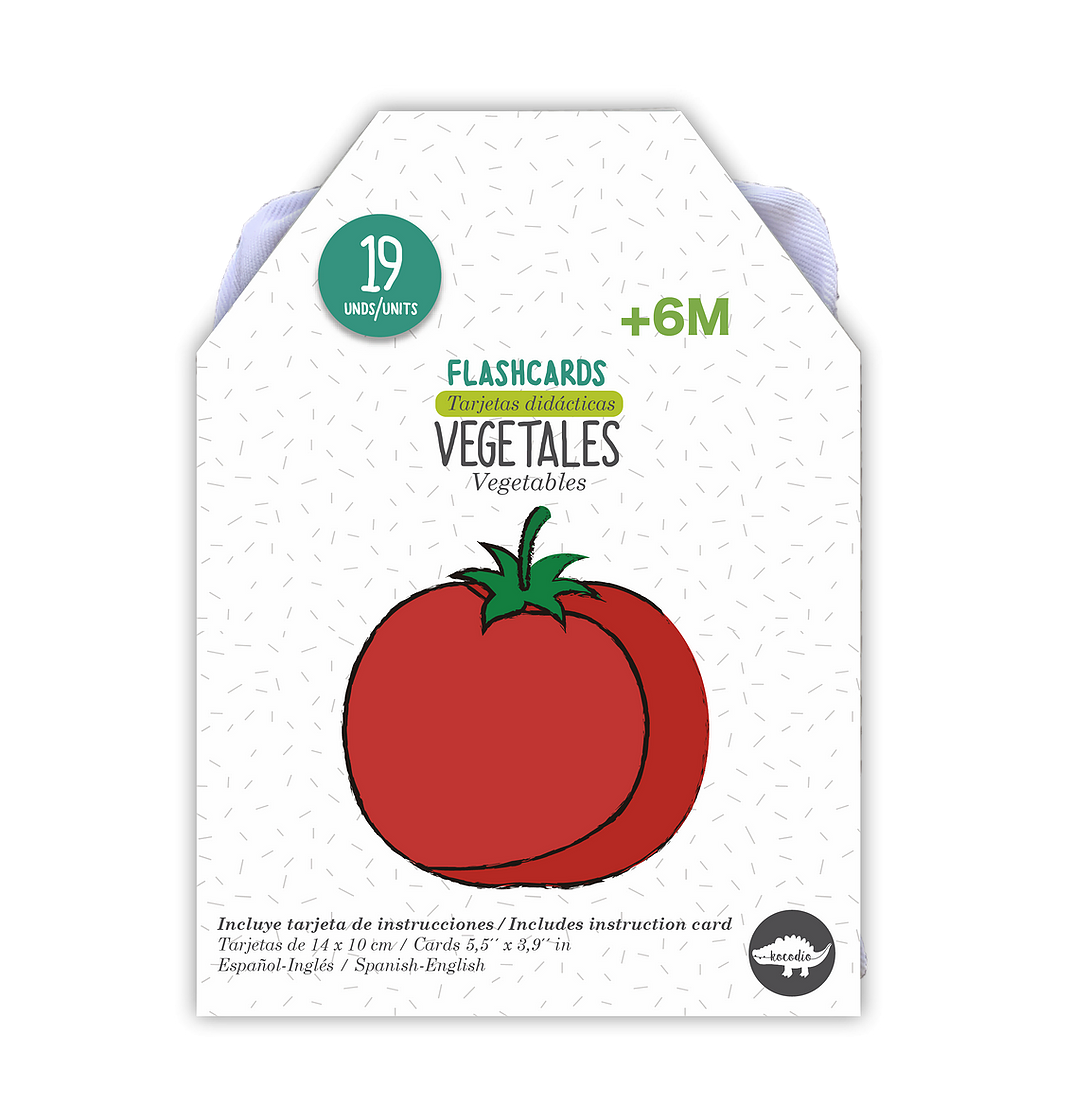 Flash Cards Kocodio Vegetales