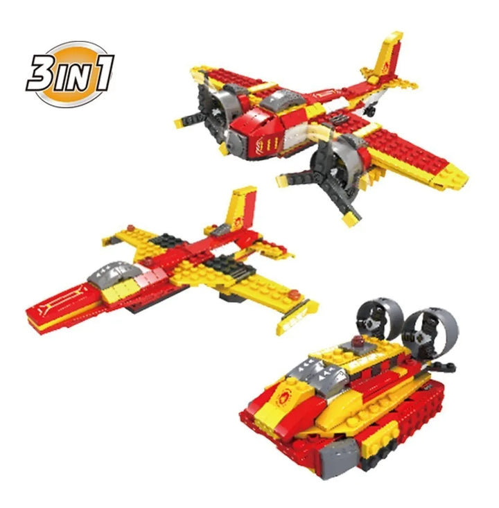 Juego De Construcción Tipo Lego 3 en 1 266 Piezas
