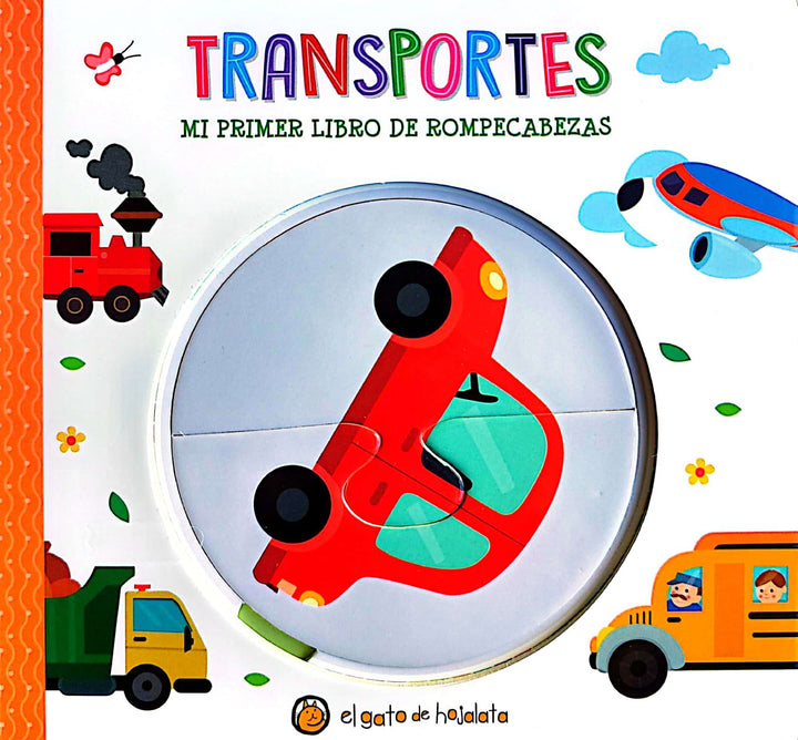 Libro y Rompecabezas Transportes