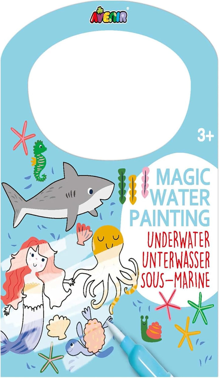 Libro Magico Para Pintar Con Agua Bajo El Mar