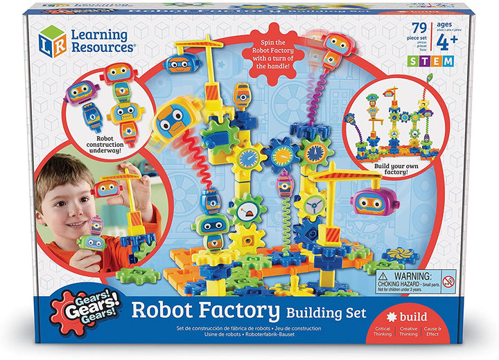 Juego de Engranajes Fábrica de Robots Para Niños