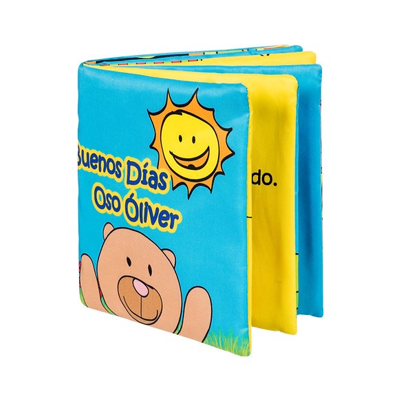 Libro De Tela Para Bebe Estimulación Sensorial