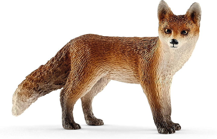 Figura Animales Zorro Pintado A Mano