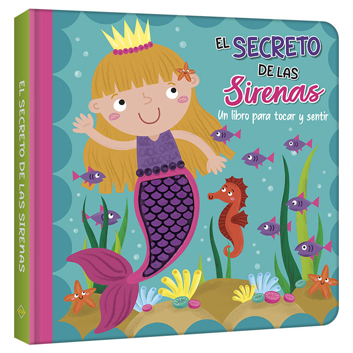 Libro Sensorial Secreto De Las Sirenas Tocar Y Sentir