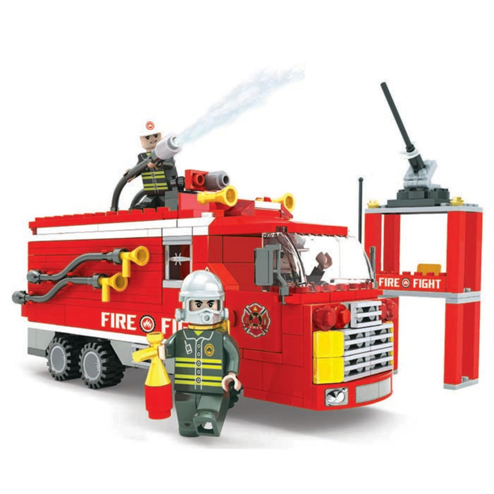 Set De Construccion 309 Piezas Camion De Bomberos