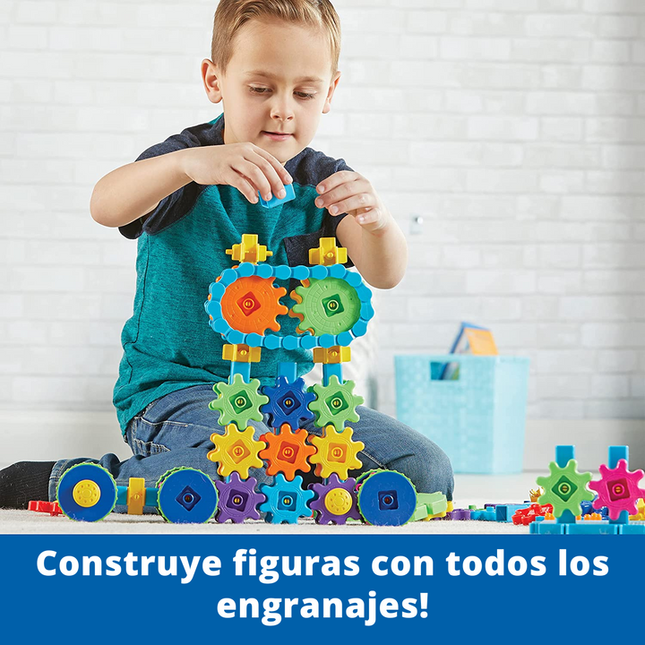 Juego didáctico de Construccion Engranajes Deluxe niños