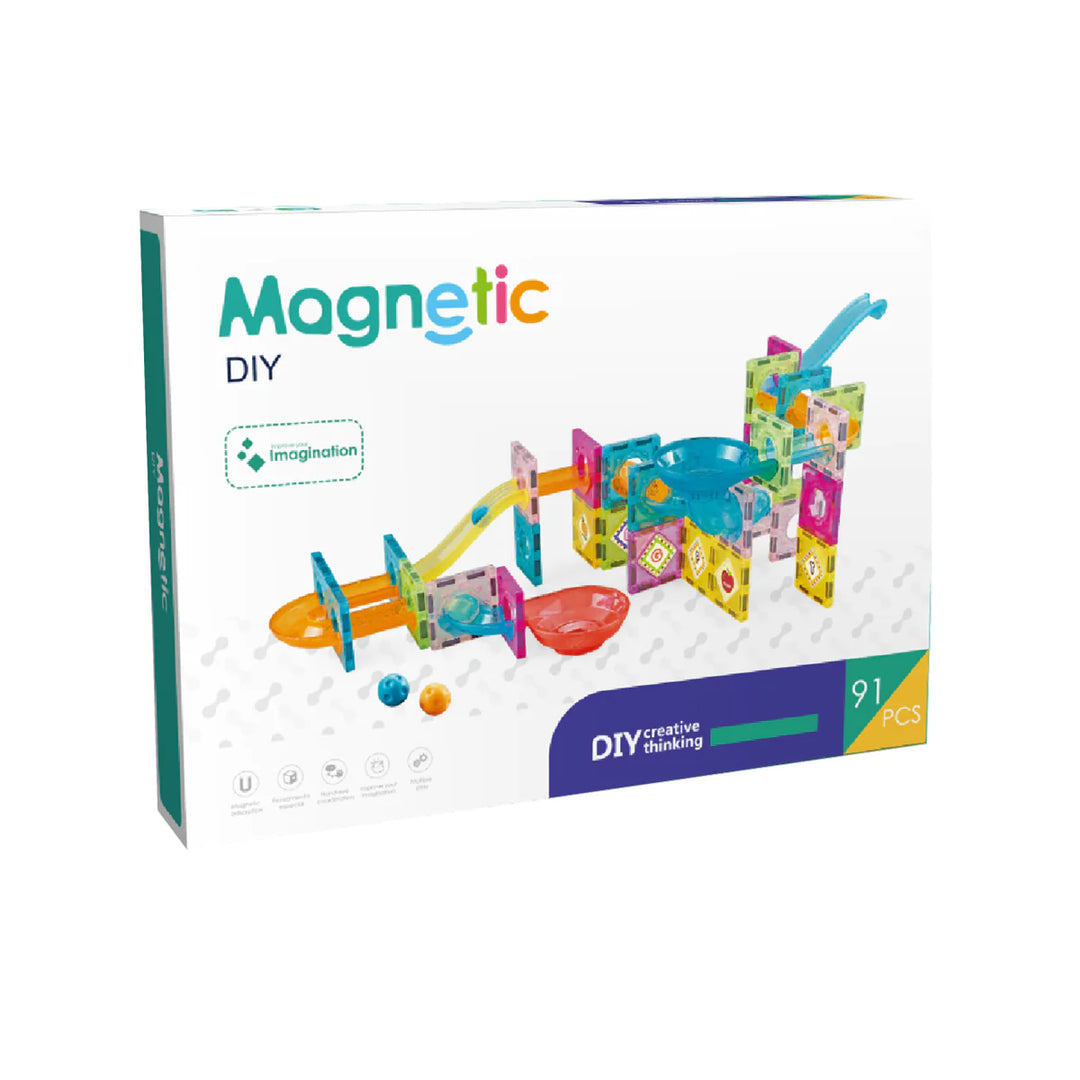 Juego Laberintos Magnéticos 91 Piezas Para Niños