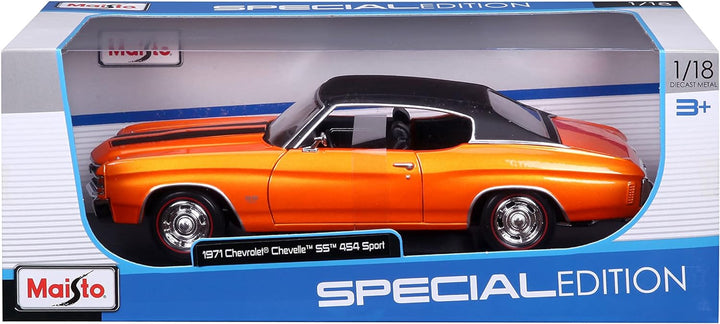 Carro Coleccionable Chevrolet Chevelle SS 454 Escala 1/18