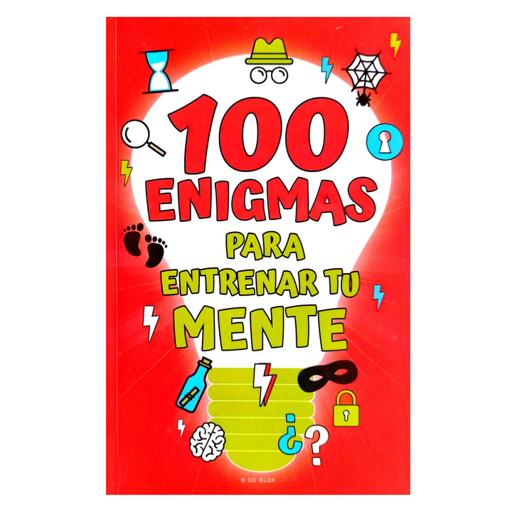 Libro De Pasatiempos 100 Enigmas Para Entrenar Tu Mente