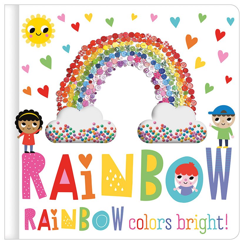 Libro Sensorial Rainbow Colores Brillantes