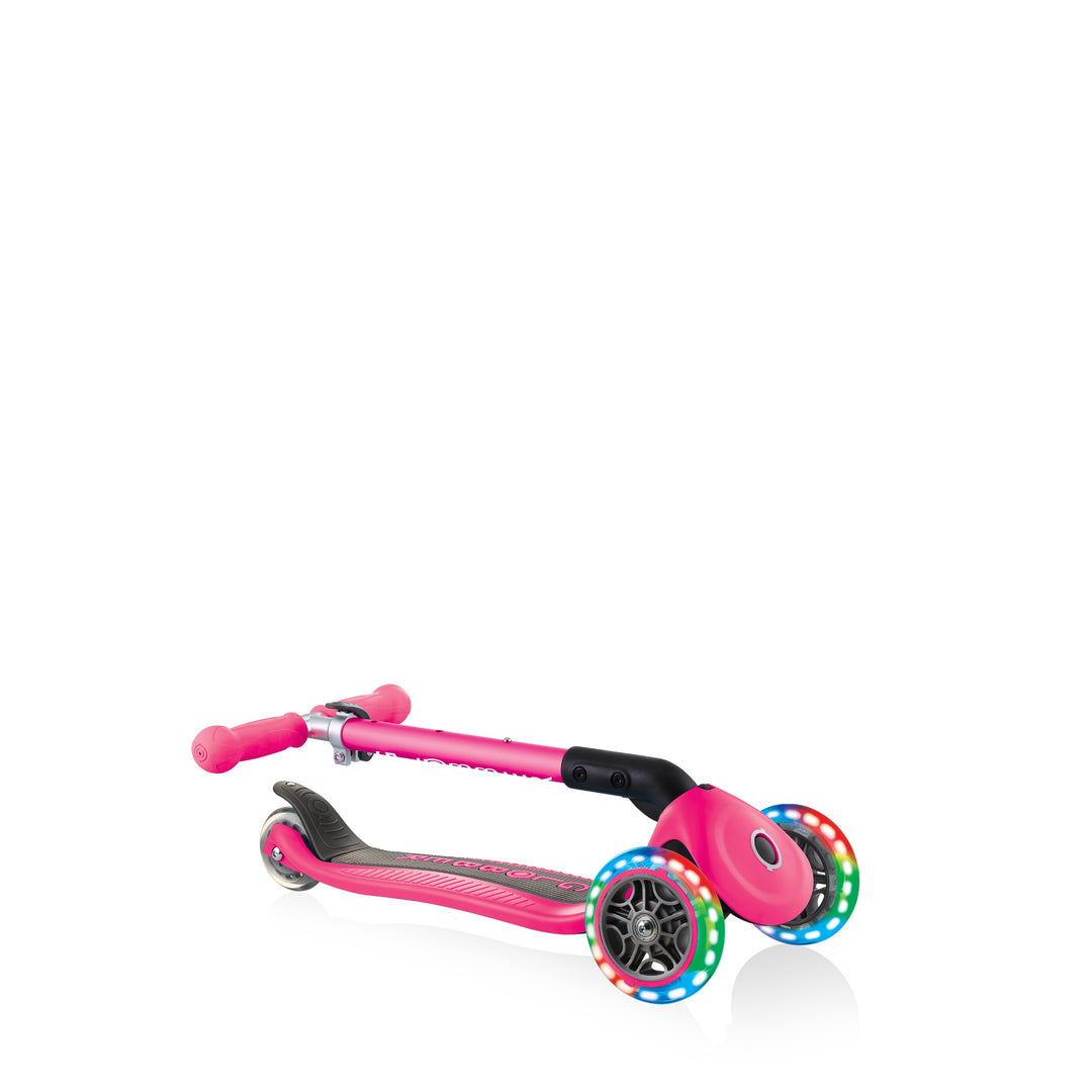 Patineta Globber Junior Con Luces Rosa
