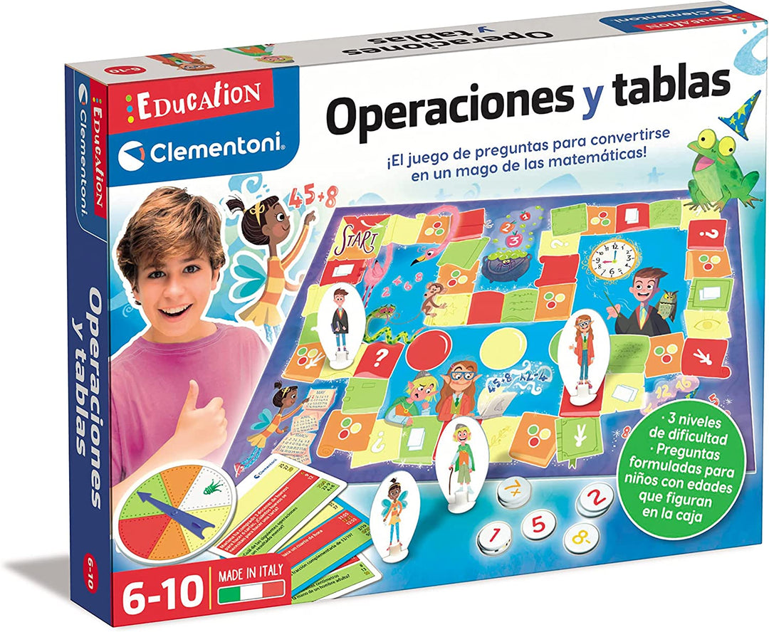 Juego De Mesa Matemáticas Operaciones niños