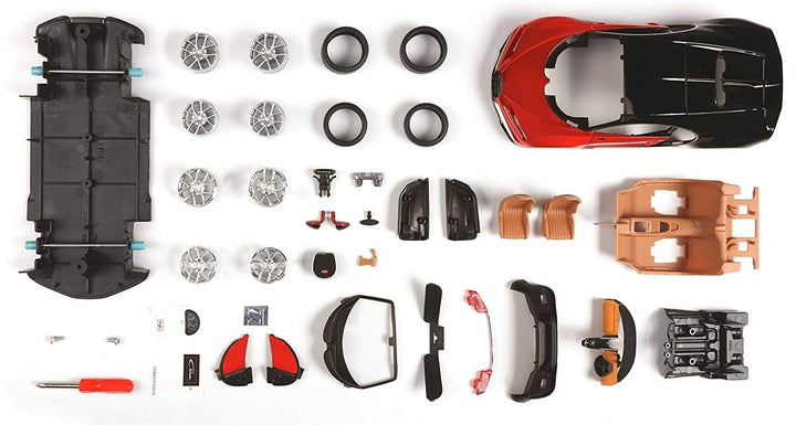 Carro A Escala 1/24 Bugatti Chiron Para Armar Coleccionable
