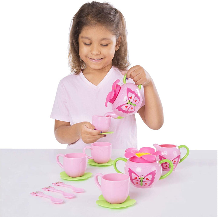 Juego De Te Con Diseno Mariposas