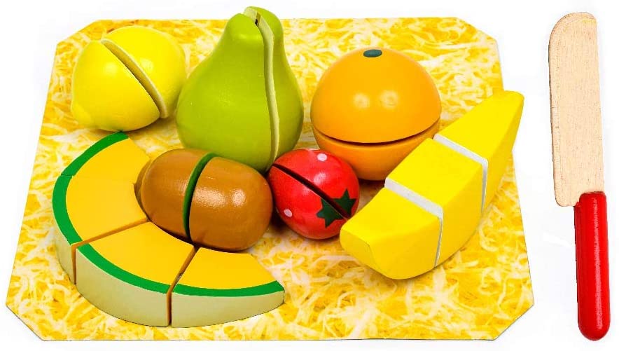 Frutas en Madera para Cortar