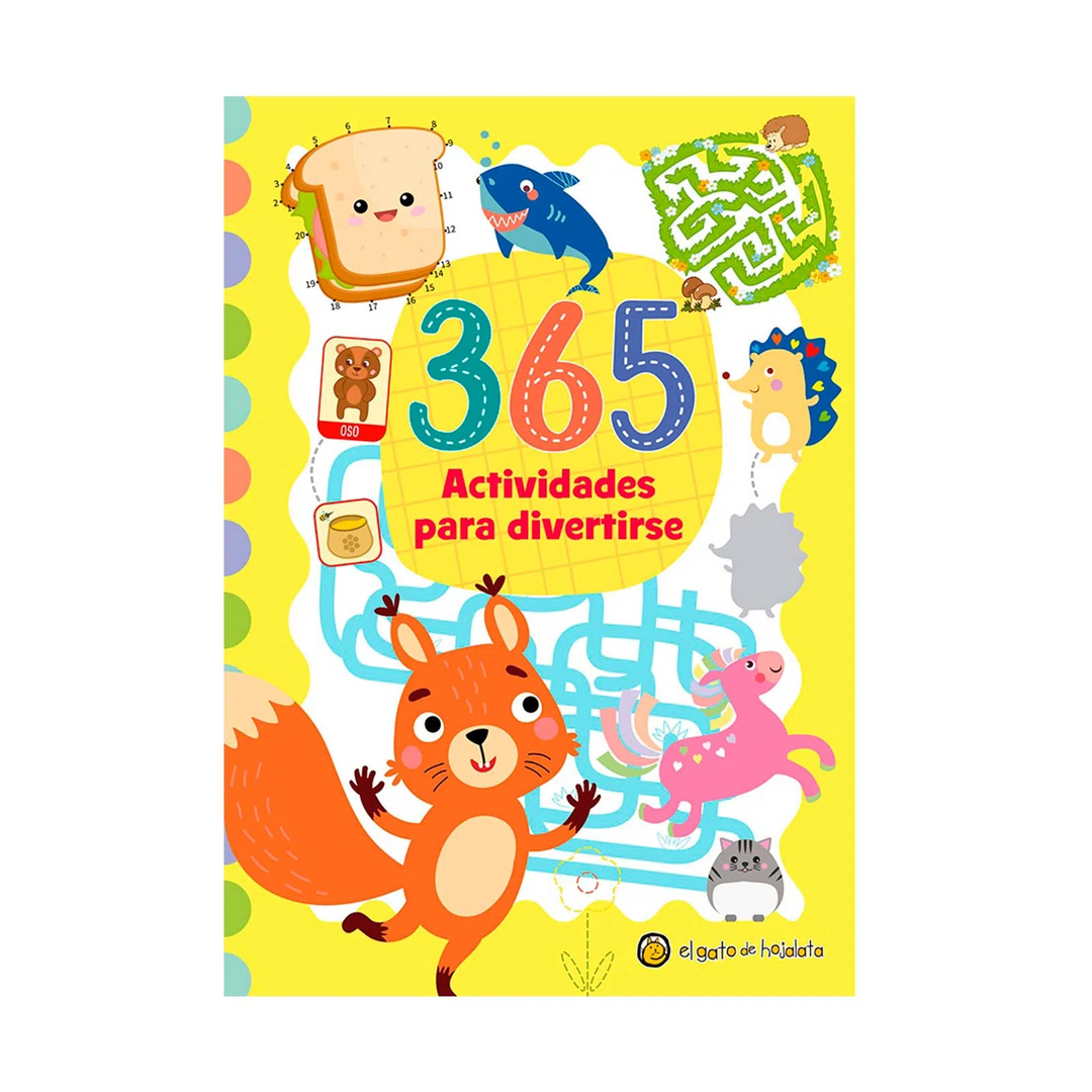 Libro Infantil 365 Actividades Para Divertirse