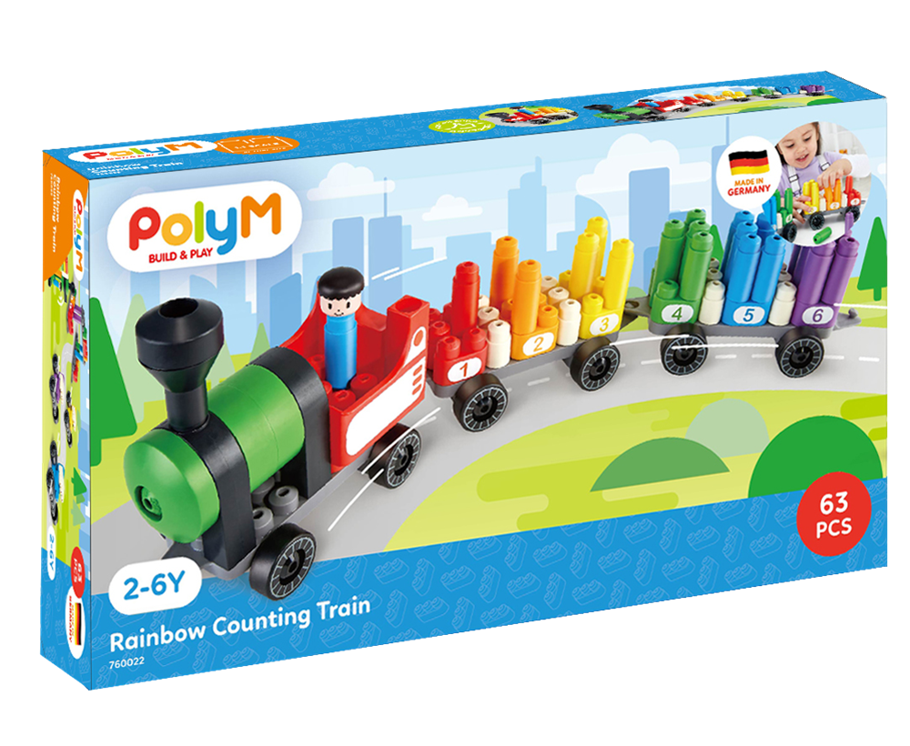 Juego De Construcción Tren Números y Colores