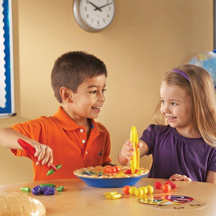 Juego didáctico de Motricidad Fina Pie De Frutas para niños