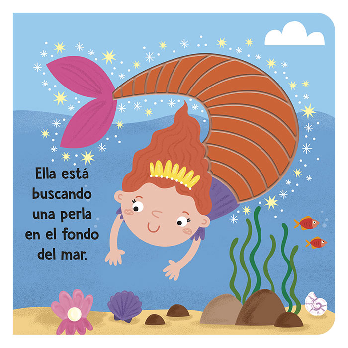 Libro Sensorial Secreto De Las Sirenas Tocar Y Sentir